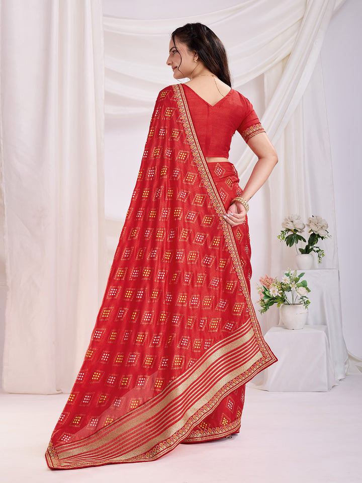 Opulent Grand Vichitra Silk  Saree | A Must-Have for Exclusive Festive Wardrobes