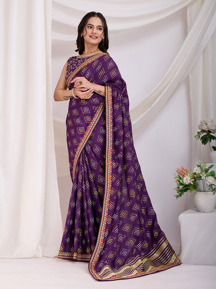 Opulent Grand Vichitra Silk  Saree | A Must-Have for Exclusive Festive Wardrobes
