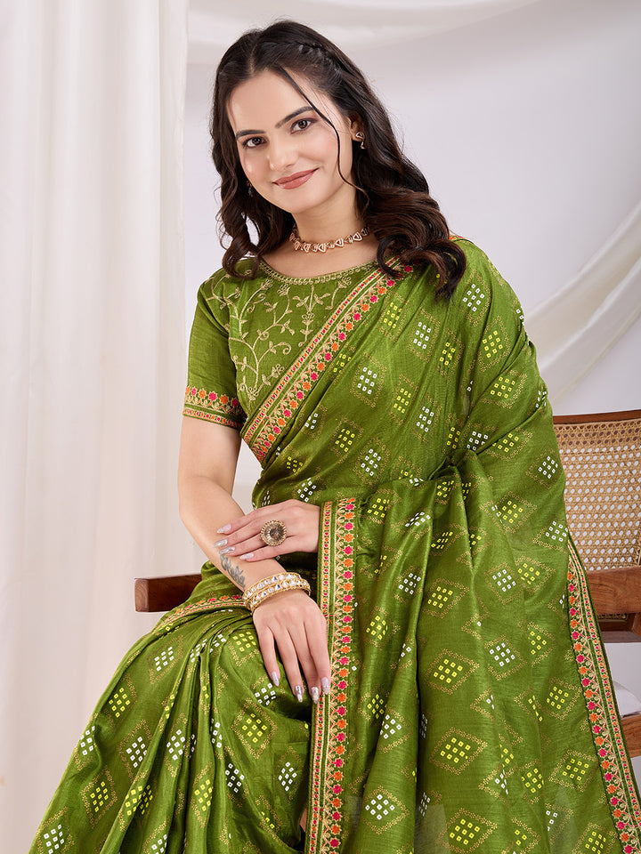 Opulent Grand Vichitra Silk  Saree | A Must-Have for Exclusive Festive Wardrobes