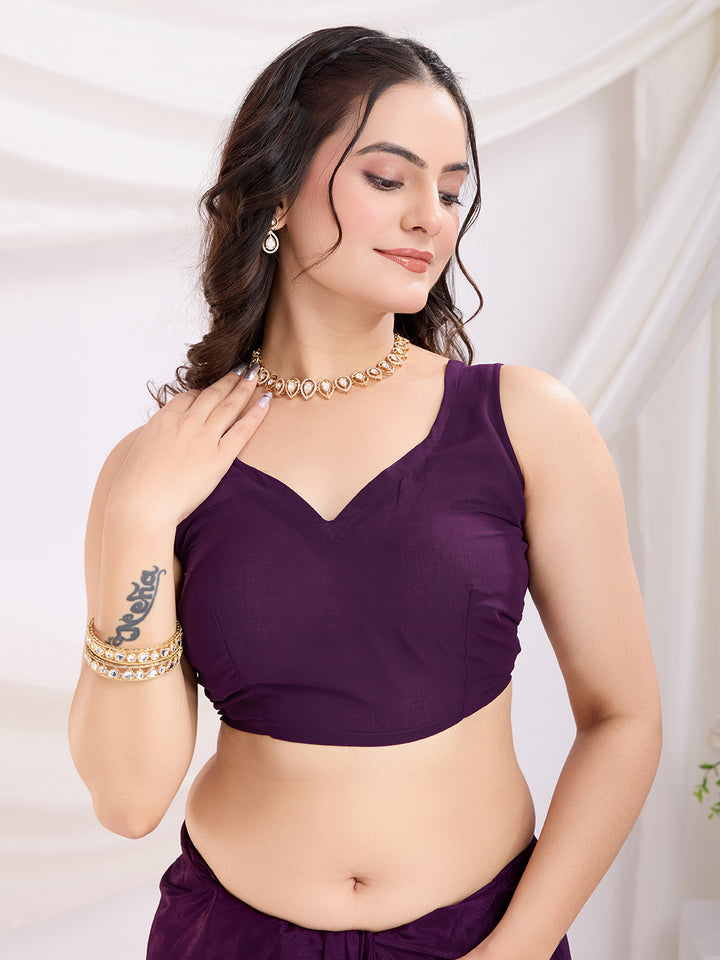 Premium Festive Chinon Silk  Saree | Enriched with Fine Embroidery and Graceful Aesthetic