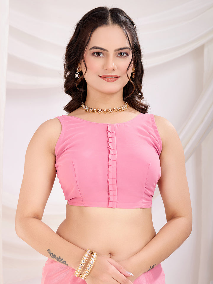 Premium Festive Chinon Silk  Saree | Enriched with Fine Embroidery and Graceful Aesthetic