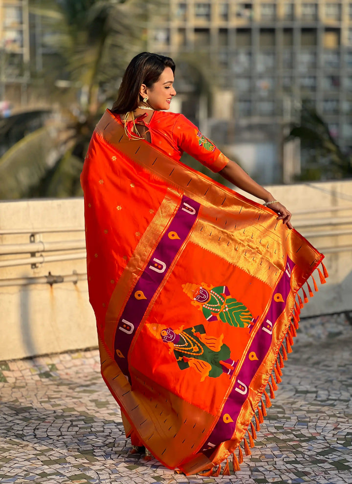 Modern Classic Soft Silk Saree | Enriched with Fine Embroidery and Graceful Aesthetic