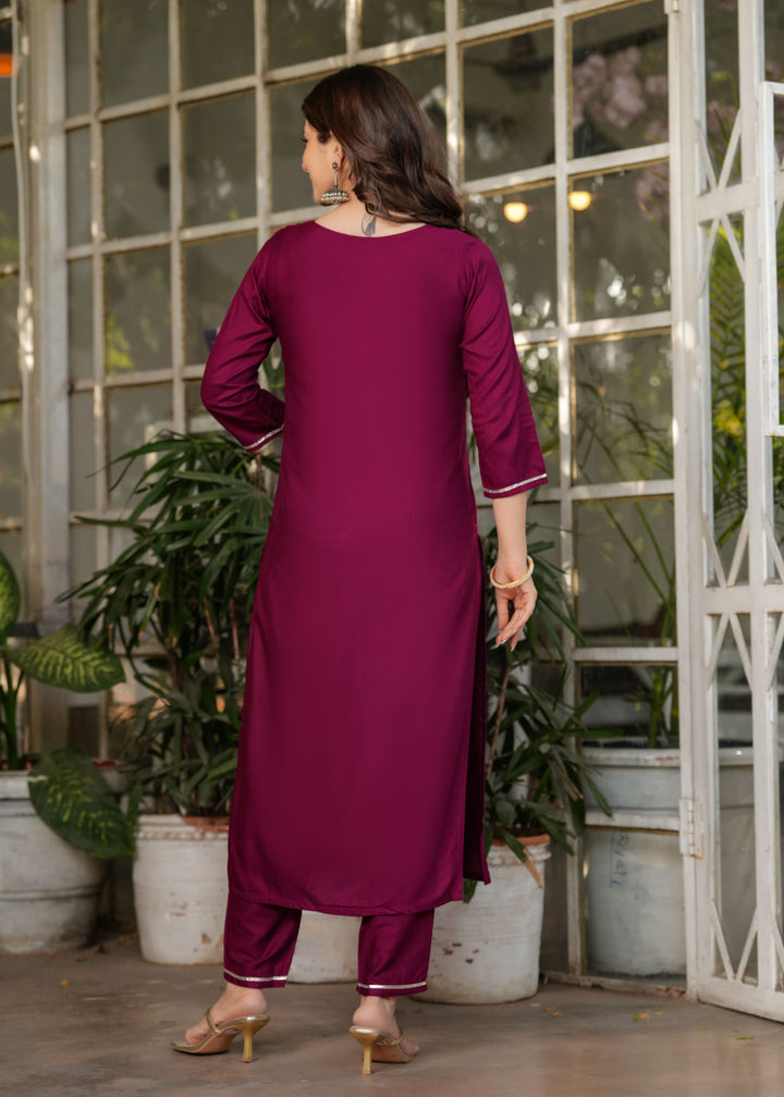 Sophisticated Formal Rayon Salwar Kameez | Handcrafted with Intricate Details for Timeless Appeal