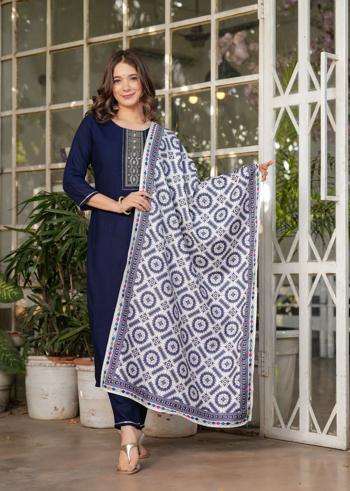 Sophisticated Formal Rayon Salwar Kameez | Handcrafted with Intricate Details for Timeless Appeal