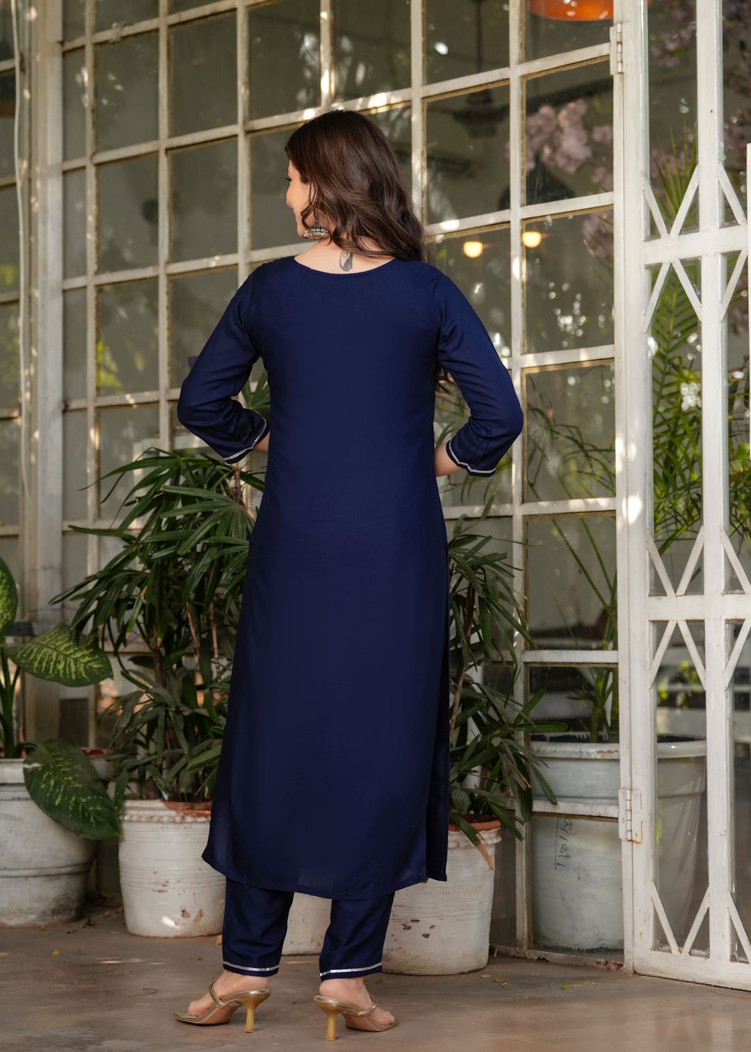 Sophisticated Formal Rayon Salwar Kameez | Handcrafted with Intricate Details for Timeless Appeal