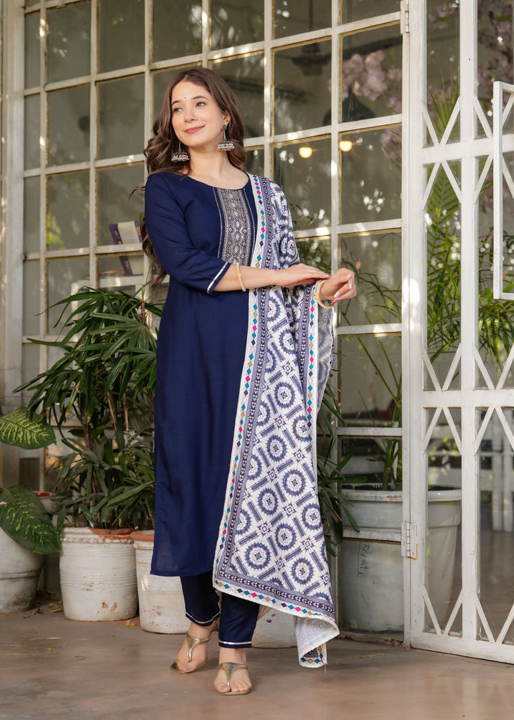 Sophisticated Formal Rayon Salwar Kameez | Handcrafted with Intricate Details for Timeless Appeal