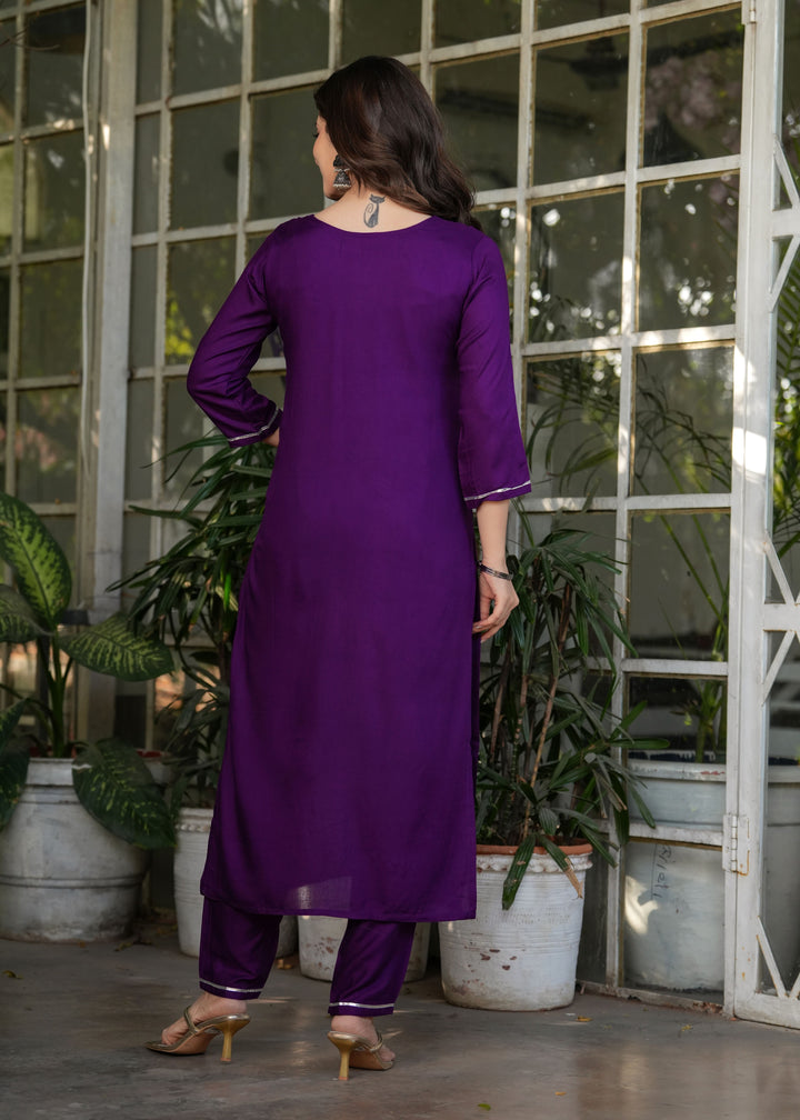 Sophisticated Formal Rayon Salwar Kameez | Handcrafted with Intricate Details for Timeless Appeal