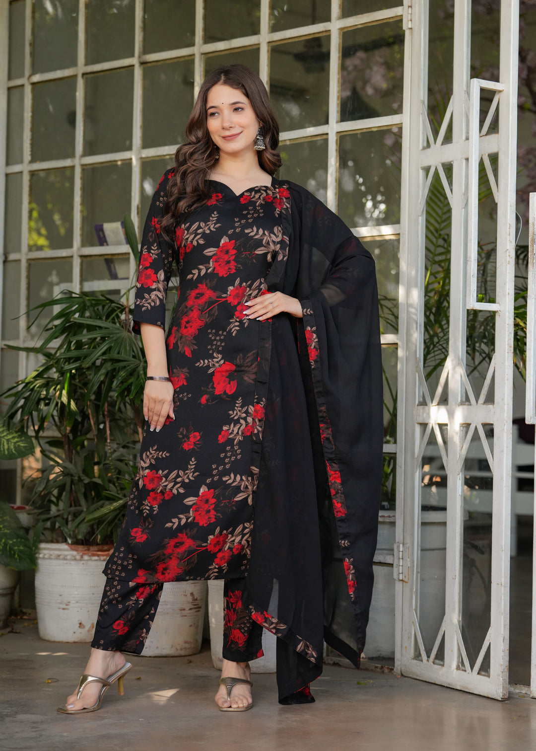 Exclusive Designer Silk Blend Black Salwar Kameez | Perfect for Grand Celebrations and Traditional Gatherings