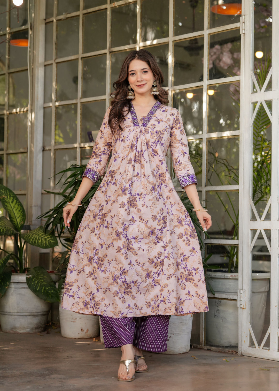 Charismatic Fashion Cotton Off White Salwar Kameez | An Ultimate Expression of Sophistication and Class