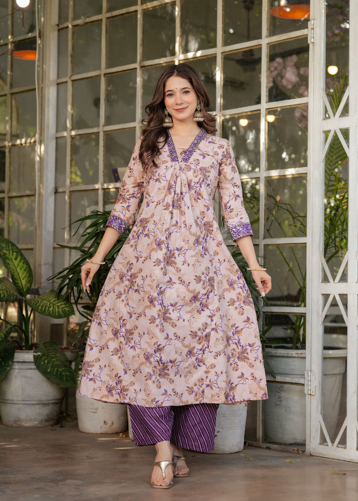 Charismatic Fashion Cotton Off White Salwar Kameez | An Ultimate Expression of Sophistication and Class