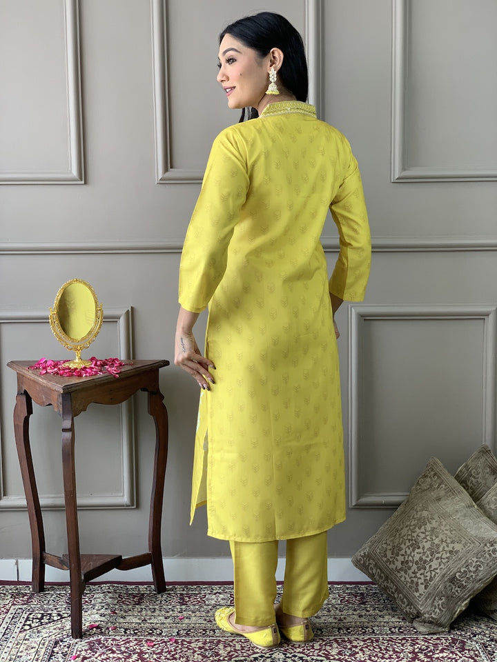 Exclusive Designer Muslin Yellow Salwar Kameez | Fashioned for Classic Charm and Modern Comfort
