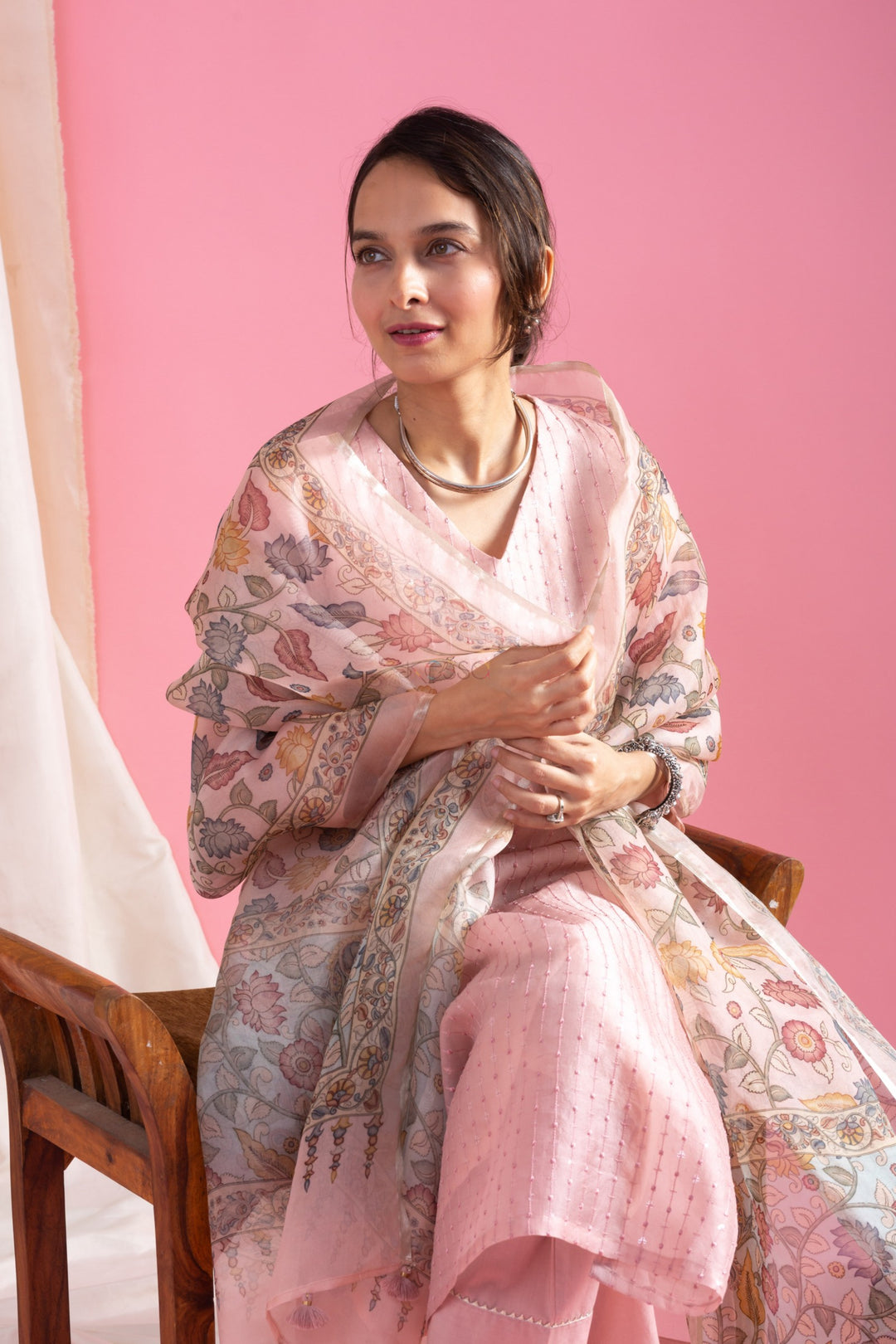 Authentic Ethnic Viscose Chanderi Pink Salwar Kameez | Inspired by Timeless Traditions and Modern Fashion Trends