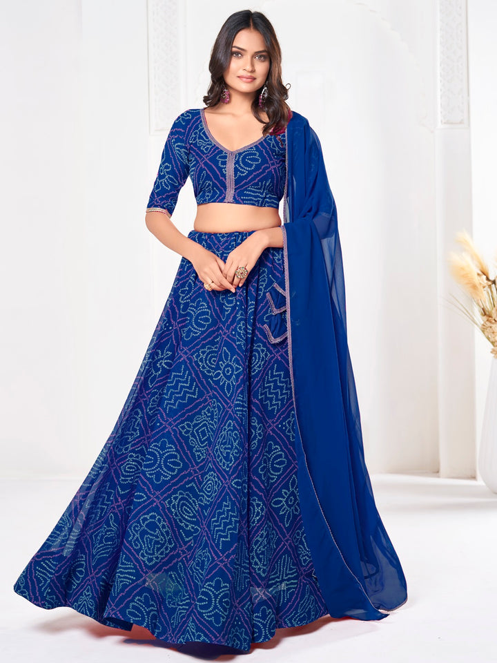 Sophisticated Formal Georgette Lehenga Choli | An Ultimate Expression of Sophistication and Class