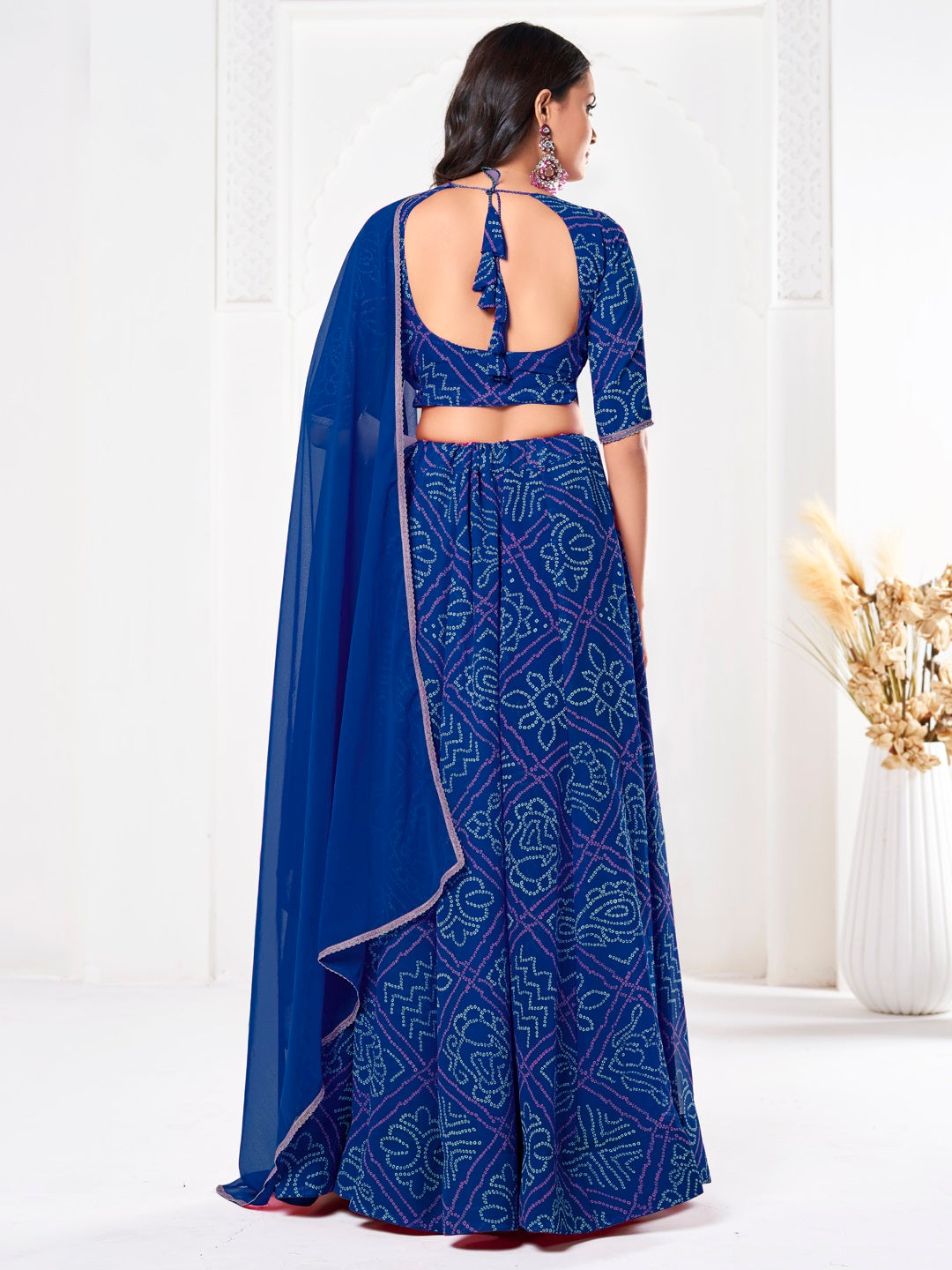 Sophisticated Formal Georgette Lehenga Choli | An Ultimate Expression of Sophistication and Class