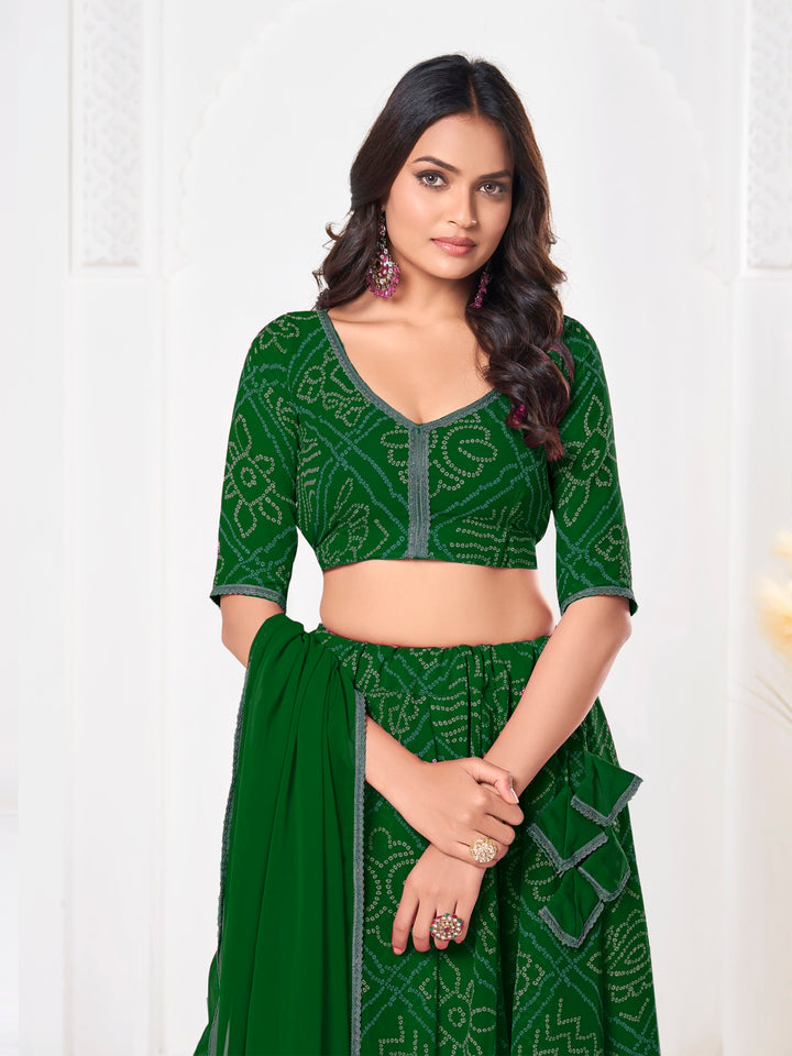 Sophisticated Formal Georgette Lehenga Choli | An Ultimate Expression of Sophistication and Class