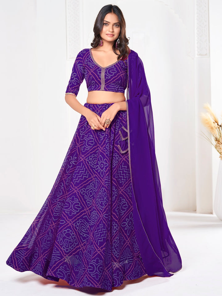 Sophisticated Formal Georgette Lehenga Choli | An Ultimate Expression of Sophistication and Class