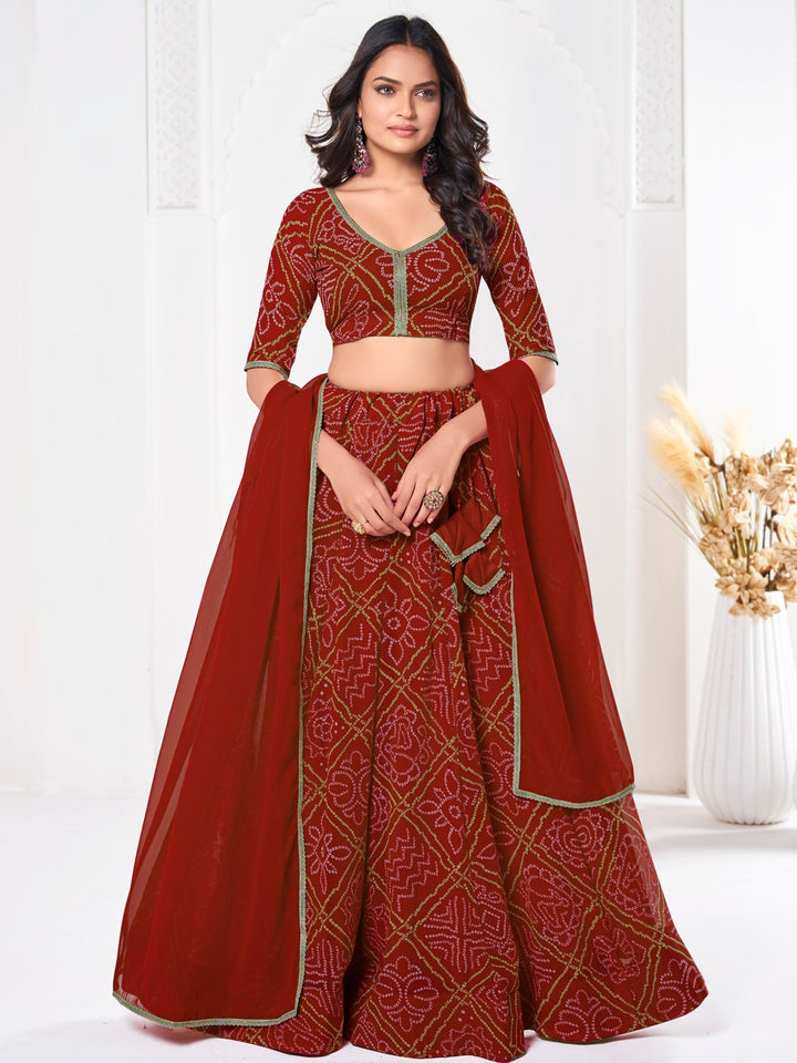 Sophisticated Formal Georgette Lehenga Choli | An Ultimate Expression of Sophistication and Class