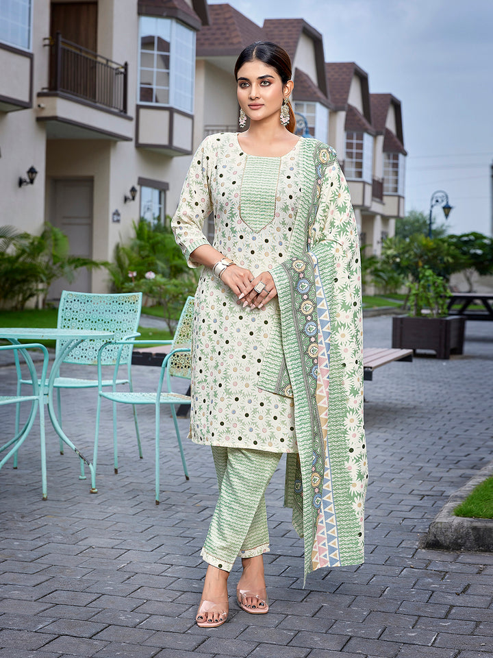 Traditional Elegant Cotton Blend  Salwar Kameez | Inspired by Timeless Traditions and Modern Fashion Trends