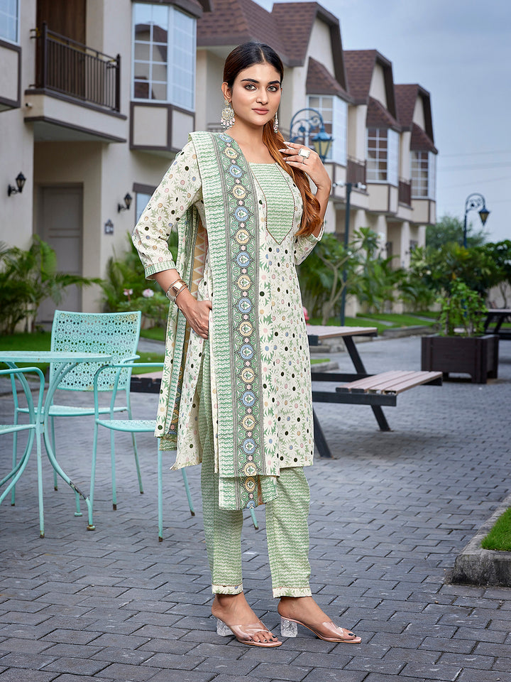 Traditional Elegant Cotton Blend  Salwar Kameez | Inspired by Timeless Traditions and Modern Fashion Trends