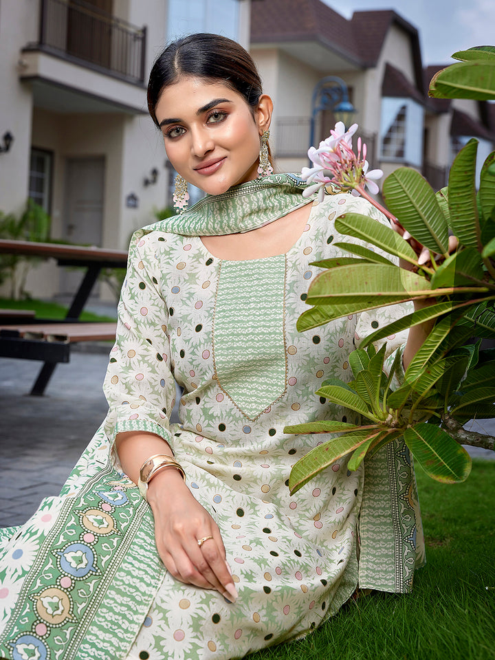 Traditional Elegant Cotton Blend  Salwar Kameez | Inspired by Timeless Traditions and Modern Fashion Trends