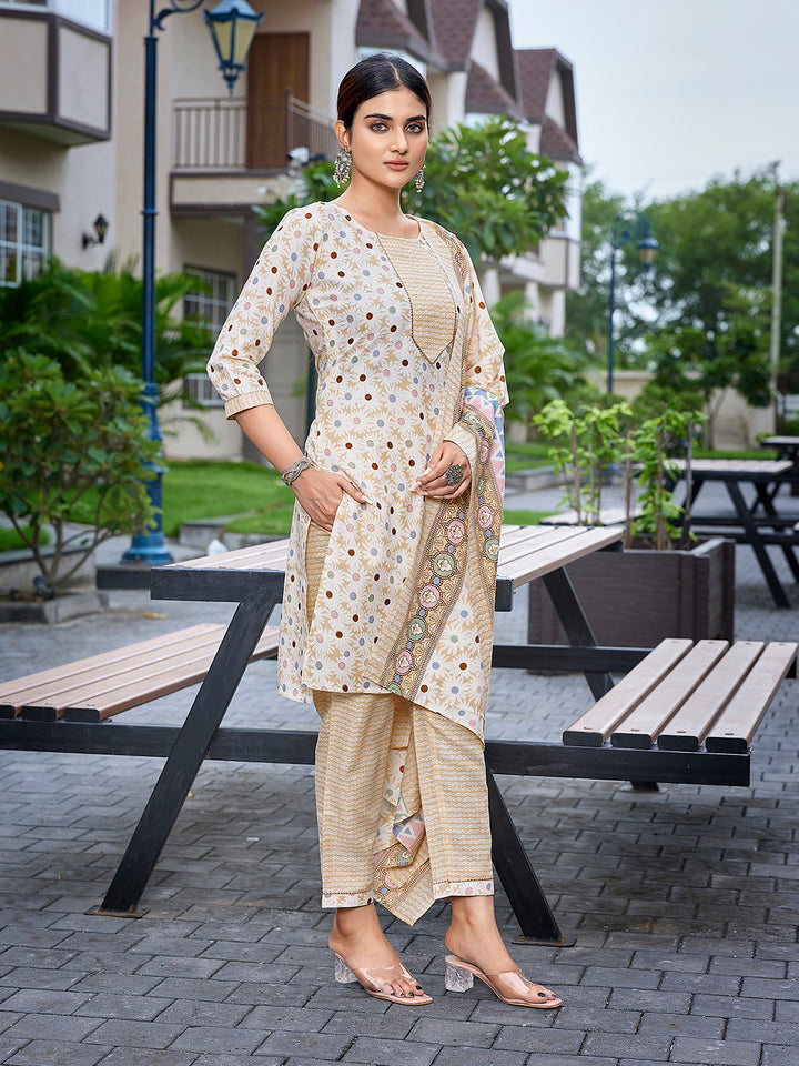 Traditional Elegant Cotton Blend  Salwar Kameez | Inspired by Timeless Traditions and Modern Fashion Trends