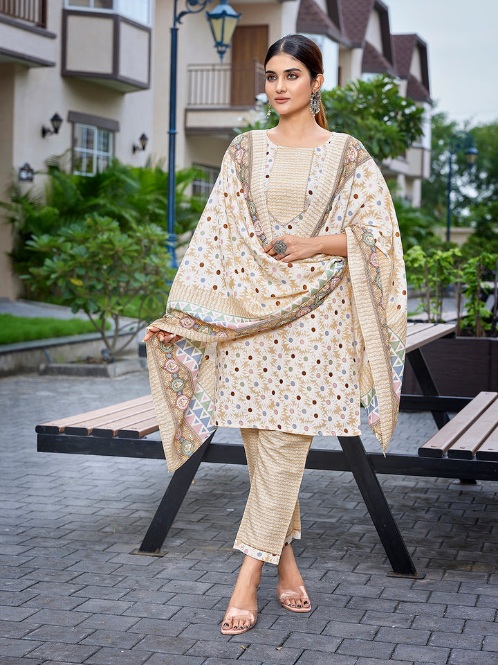 Traditional Elegant Cotton Blend  Salwar Kameez | Inspired by Timeless Traditions and Modern Fashion Trends