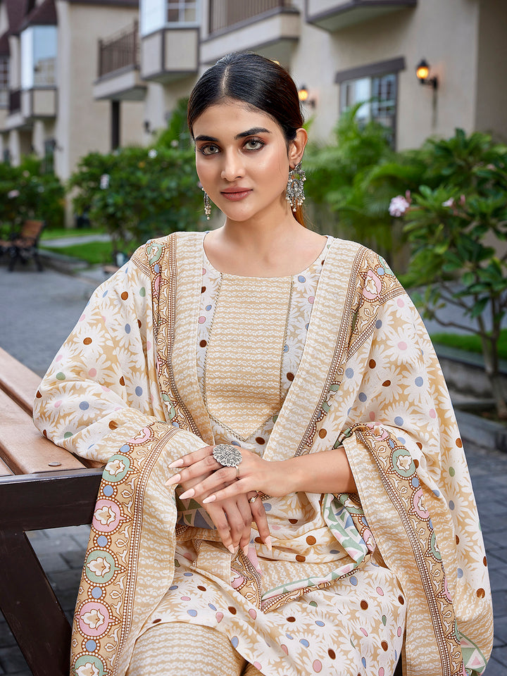 Traditional Elegant Cotton Blend  Salwar Kameez | Inspired by Timeless Traditions and Modern Fashion Trends