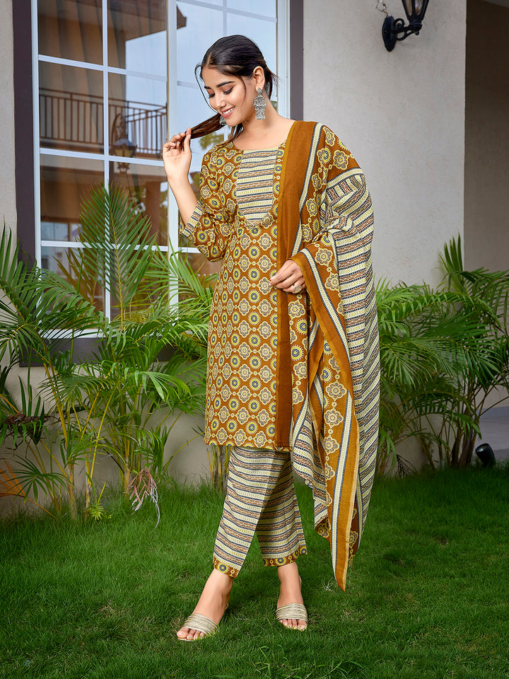 Traditional Elegant Cotton Blend  Salwar Kameez | Inspired by Timeless Traditions and Modern Fashion Trends