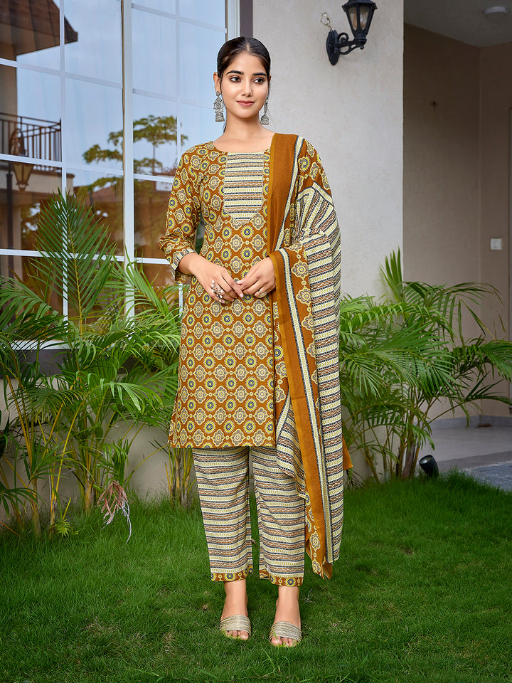Traditional Elegant Cotton Blend  Salwar Kameez | Inspired by Timeless Traditions and Modern Fashion Trends