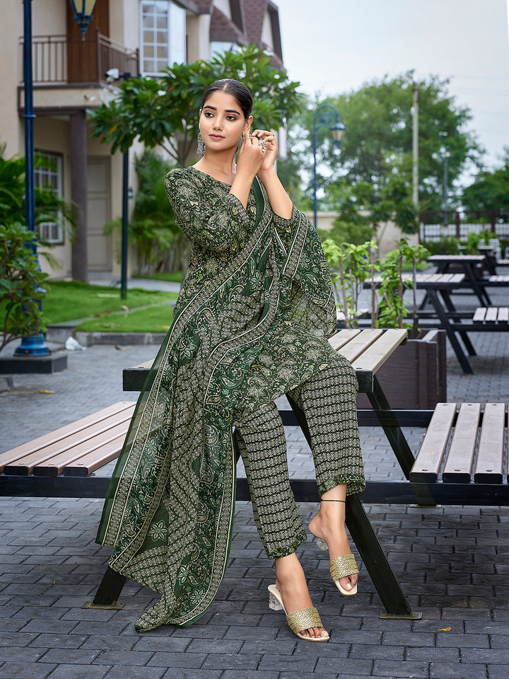 Traditional Elegant Cotton Blend  Salwar Kameez | Inspired by Timeless Traditions and Modern Fashion Trends