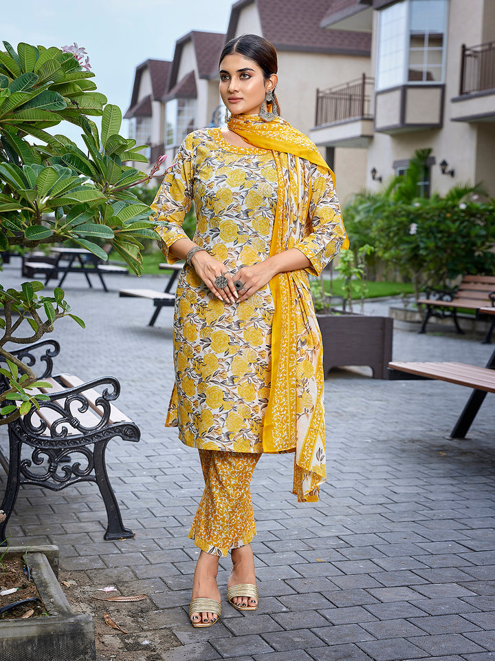 Traditional Elegant Cotton Blend  Salwar Kameez | Inspired by Timeless Traditions and Modern Fashion Trends