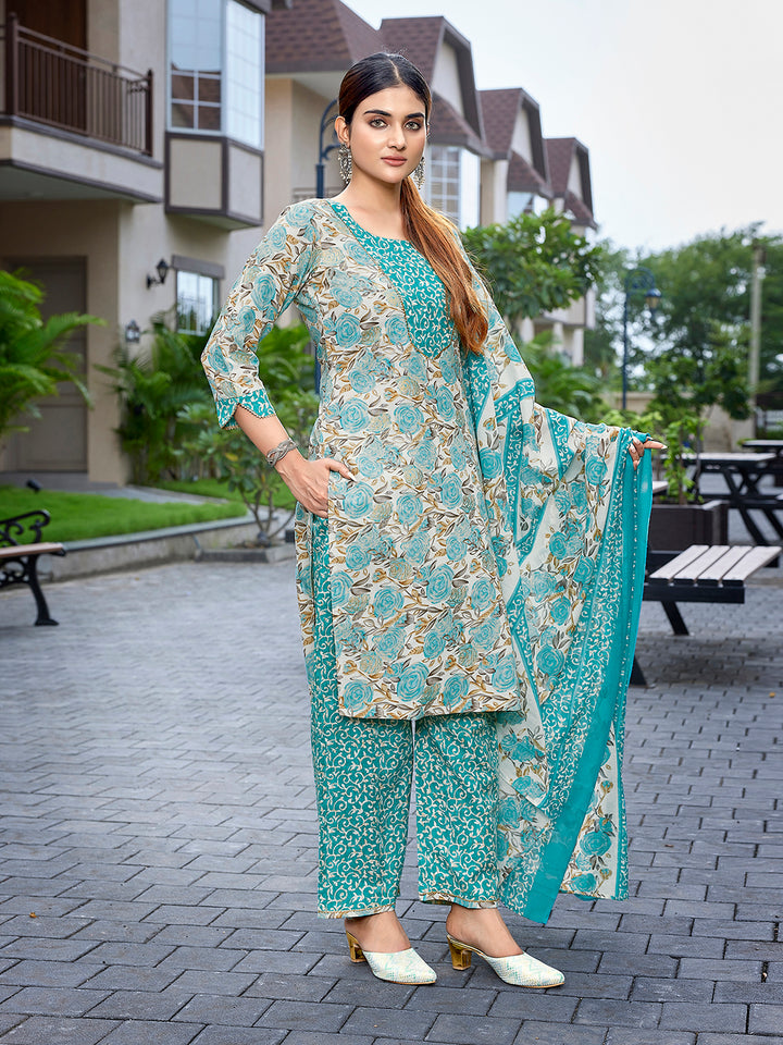 Traditional Elegant Cotton Blend  Salwar Kameez | Inspired by Timeless Traditions and Modern Fashion Trends
