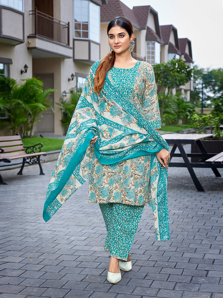 Traditional Elegant Cotton Blend  Salwar Kameez | Inspired by Timeless Traditions and Modern Fashion Trends
