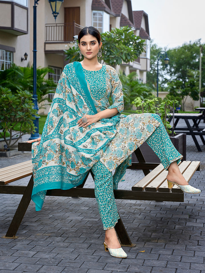 Traditional Elegant Cotton Blend  Salwar Kameez | Inspired by Timeless Traditions and Modern Fashion Trends