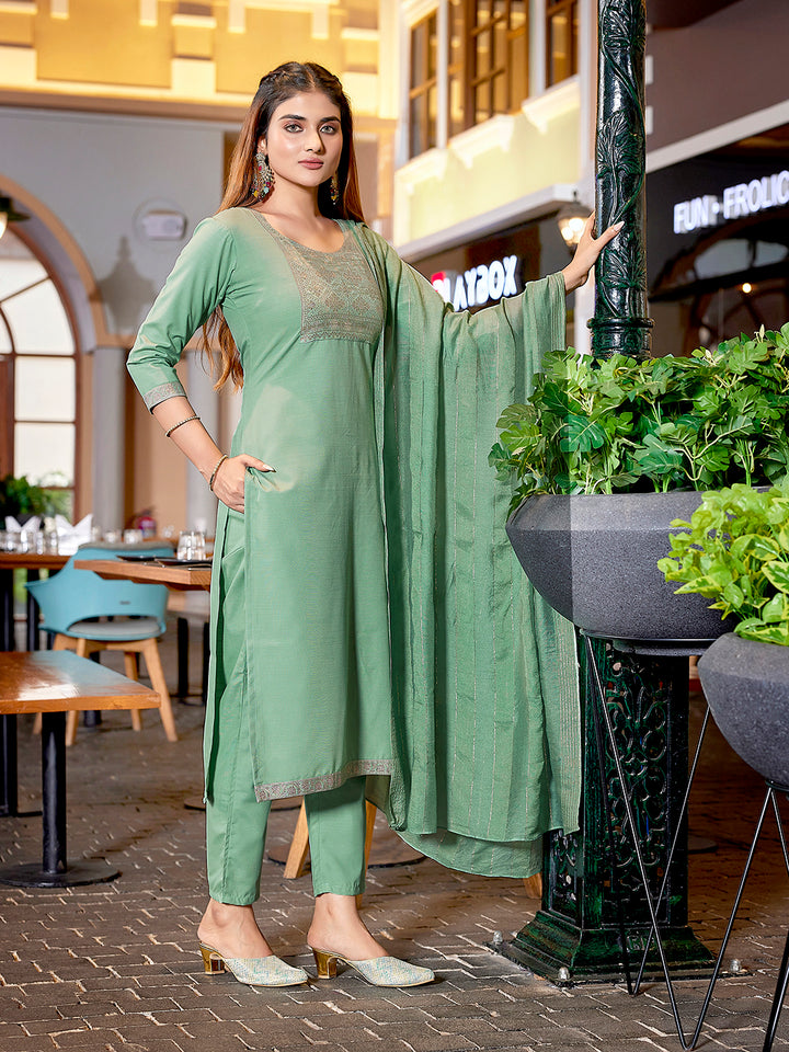 Exclusive Designer Cotton Blend  Salwar Kameez | Creating a Lasting Impression at Every Occasion