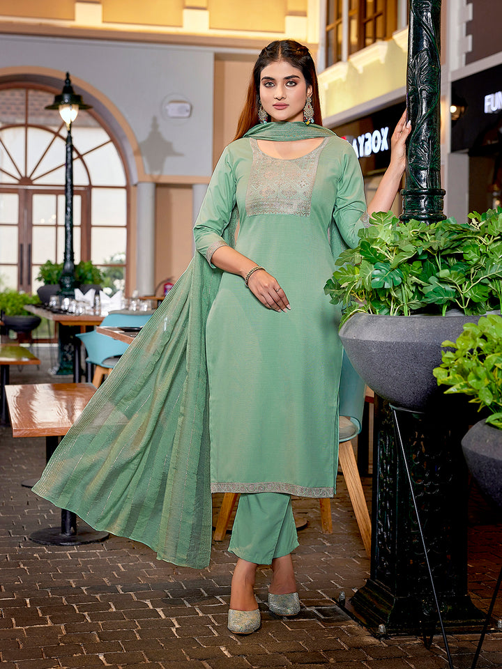 Exclusive Designer Cotton Blend  Salwar Kameez | Creating a Lasting Impression at Every Occasion