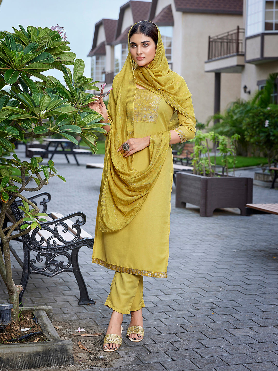 Exclusive Designer Cotton Blend  Salwar Kameez | Creating a Lasting Impression at Every Occasion