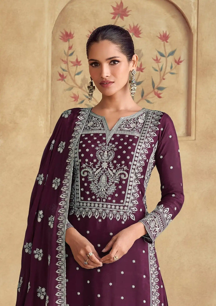 Authentic Ethnic Palazzo Suits | Exuding Royalty with Superior Fabric and Impeccable Craftsmanship