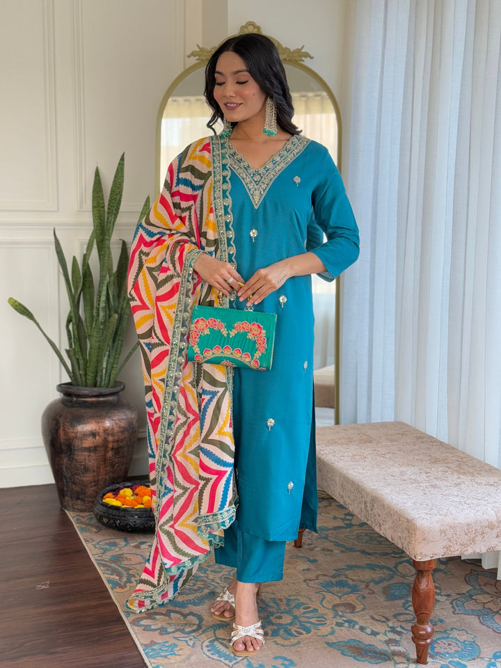 Timeless Elegant Viscose  Salwar Kameez | Designed for Those Who Appreciate True Craftsmanship