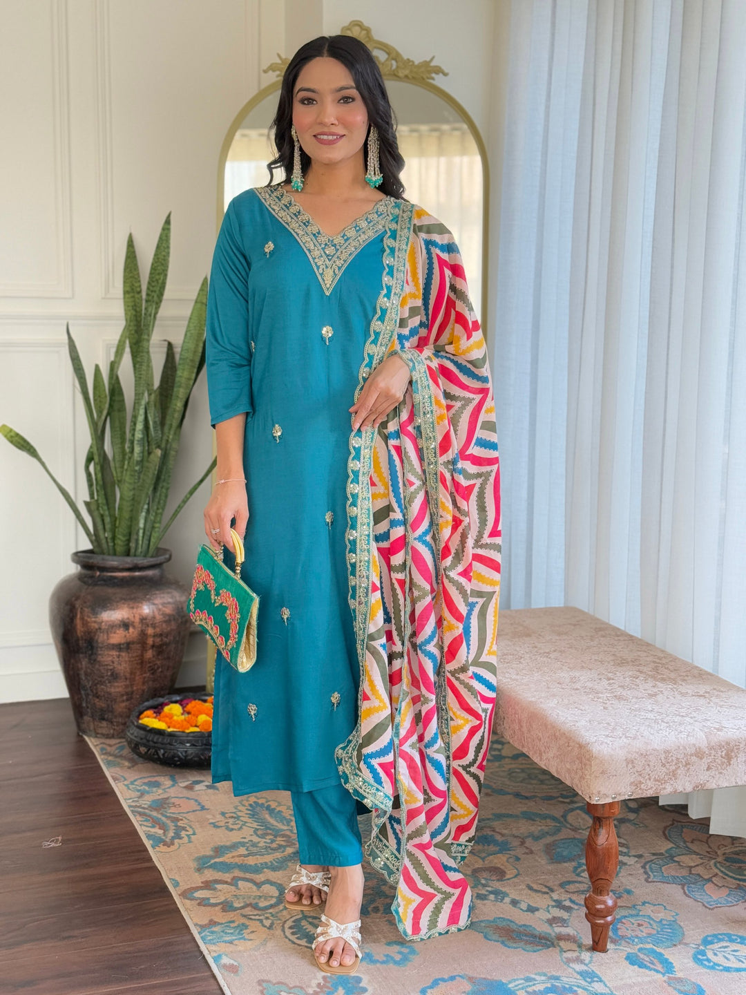 Timeless Elegant Viscose  Salwar Kameez | Designed for Those Who Appreciate True Craftsmanship