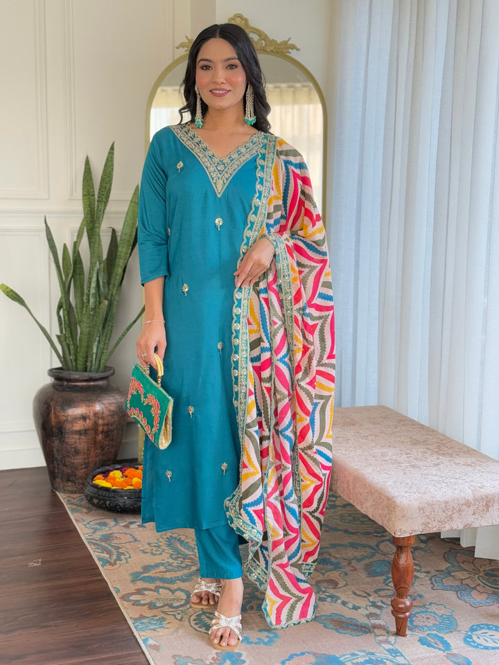 Timeless Elegant Viscose  Salwar Kameez | Designed for Those Who Appreciate True Craftsmanship