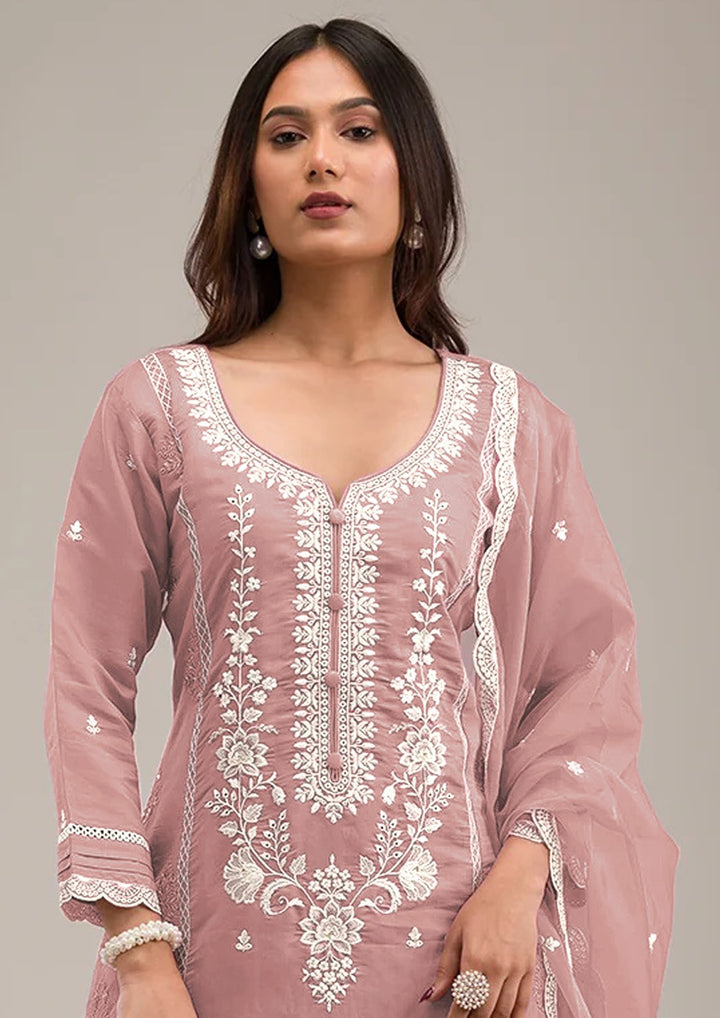 Party Wear Cotton Salwar Kameez | Embroidery & Grace