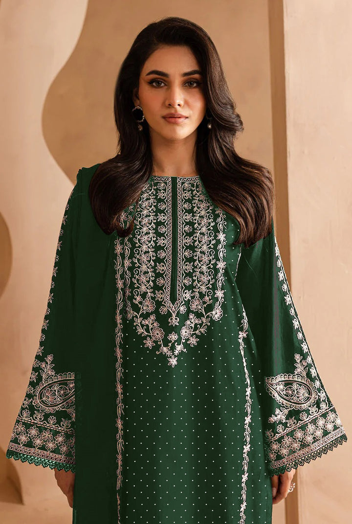 Designer Georgette Suit | Embroidery Work with Santoon Bottom & Dupatta for Festive Look