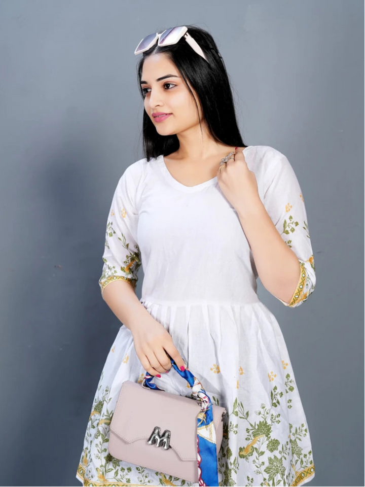 Fashionable Cotton Kurti | Chic Look with Digital Print Design