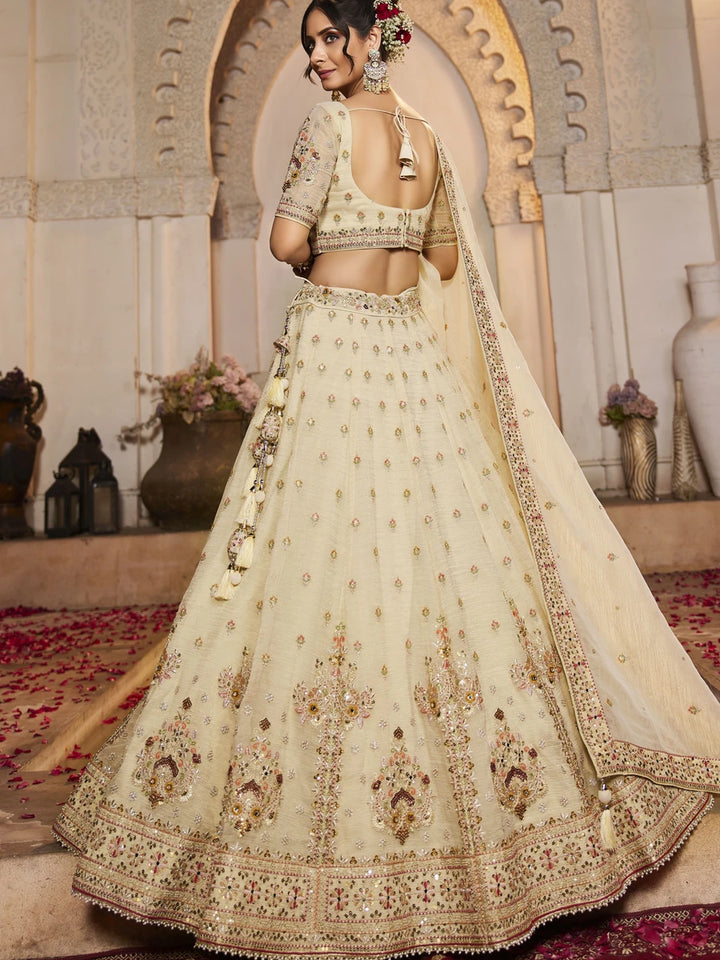 Luxurious Partywear Lehenga | Tissue Fabric & Heavy Work