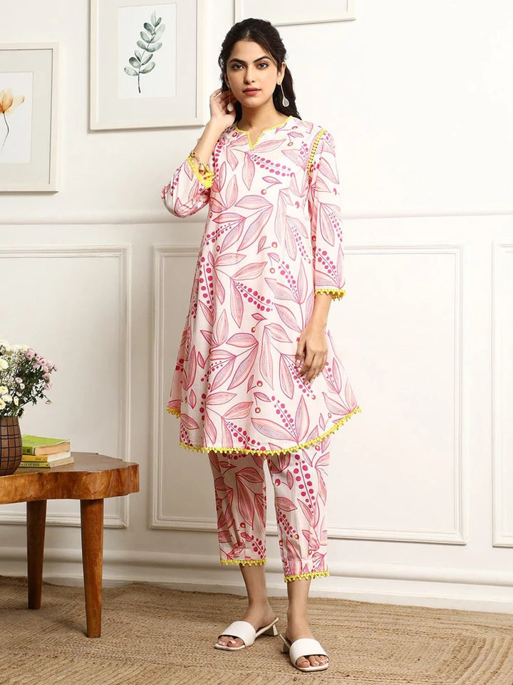 Classic Designer Printed Kurti | Soft Cotton Blend | Stylish Look