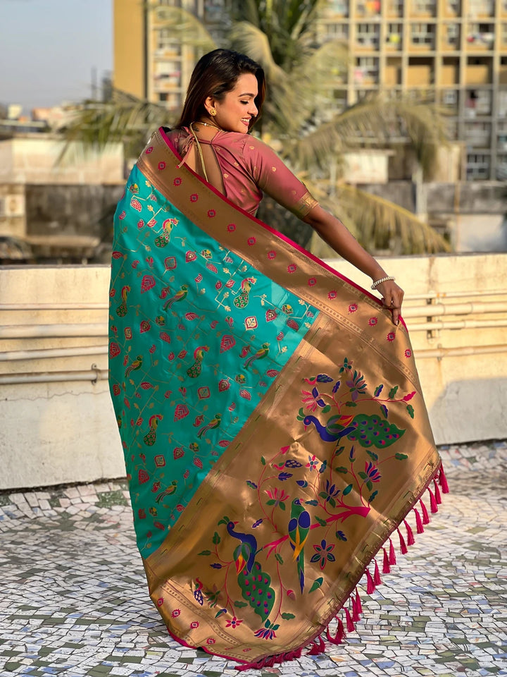 Exquisite Wevon Meenakari Soft Silk Saree | Timeless Elegance