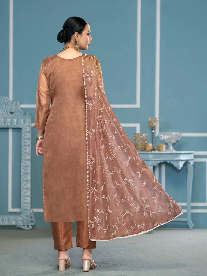 Stylish Santoon Bottom Kameez | Nazmin Dupatta Embroidery