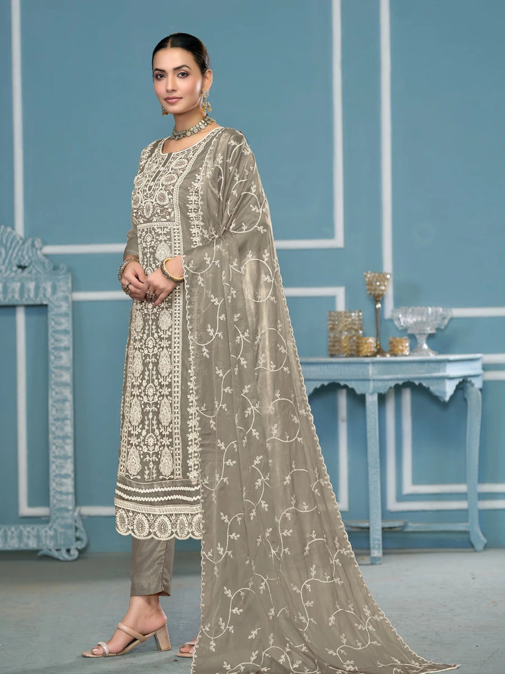 Stylish Santoon Bottom Kameez | Nazmin Dupatta Embroidery