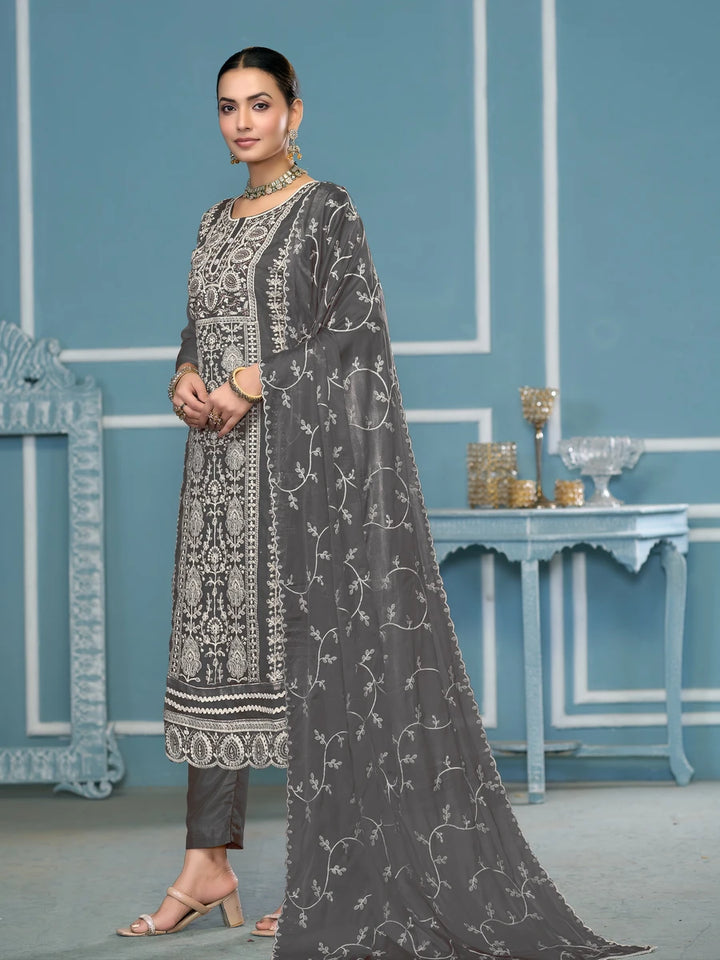 Stylish Santoon Bottom Kameez | Nazmin Dupatta Embroidery